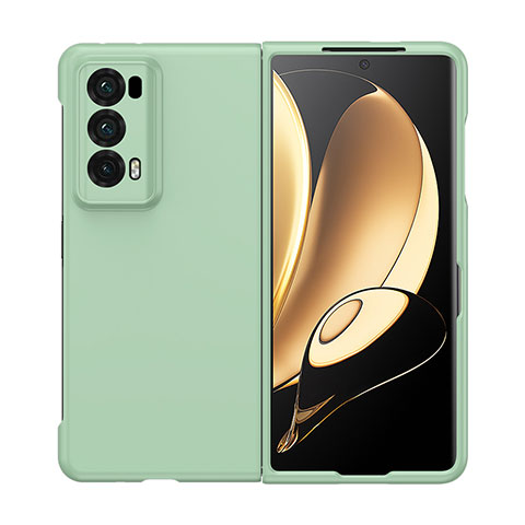 Coque Plastique Mat Protection Integrale 360 Degres Avant et Arriere Etui Housse BH1 pour Huawei Honor Magic V2 5G Pastel Vert