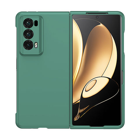 Coque Plastique Mat Protection Integrale 360 Degres Avant et Arriere Etui Housse BH1 pour Huawei Honor Magic V2 Ultimate 5G Vert