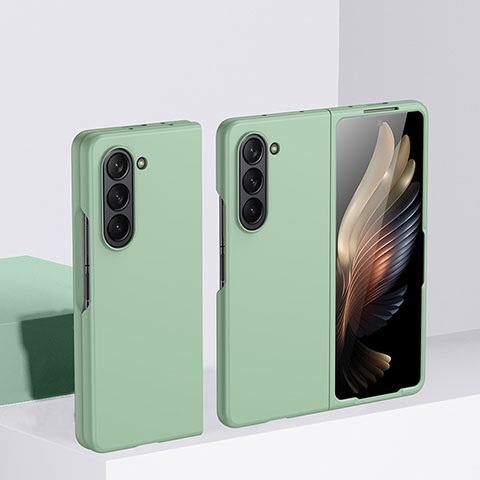 Coque Plastique Mat Protection Integrale 360 Degres Avant et Arriere Etui Housse BH1 pour Samsung Galaxy Z Fold5 5G Pastel Vert