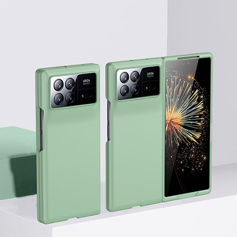 Coque Plastique Mat Protection Integrale 360 Degres Avant et Arriere Etui Housse BH1 pour Xiaomi Mix Fold 3 5G Pastel Vert