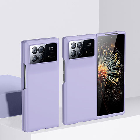 Coque Plastique Mat Protection Integrale 360 Degres Avant et Arriere Etui Housse BH1 pour Xiaomi Mix Fold 3 5G Violet