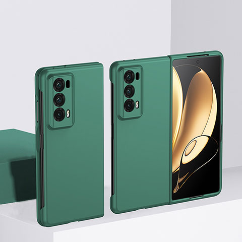 Coque Plastique Mat Protection Integrale 360 Degres Avant et Arriere Etui Housse BH2 pour Huawei Honor Magic V2 5G Vert