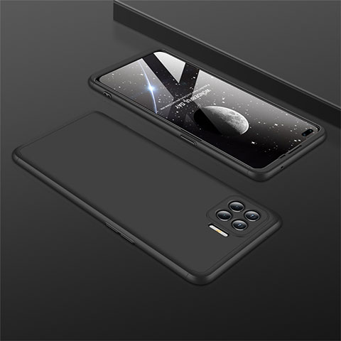 Coque Plastique Mat Protection Integrale 360 Degres Avant et Arriere Etui Housse M01 pour Oppo A93 Noir