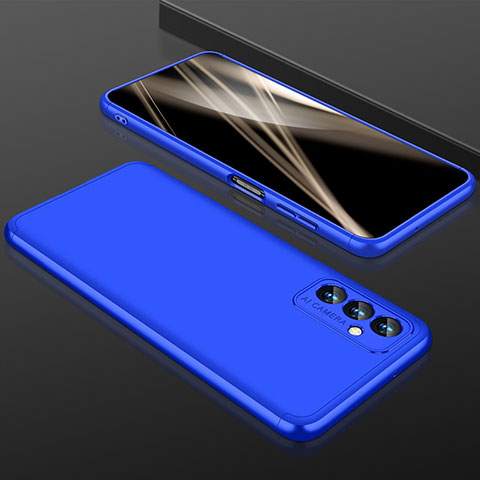 Coque Plastique Mat Protection Integrale 360 Degres Avant et Arriere Etui Housse P01 pour Samsung Galaxy M13 4G Bleu