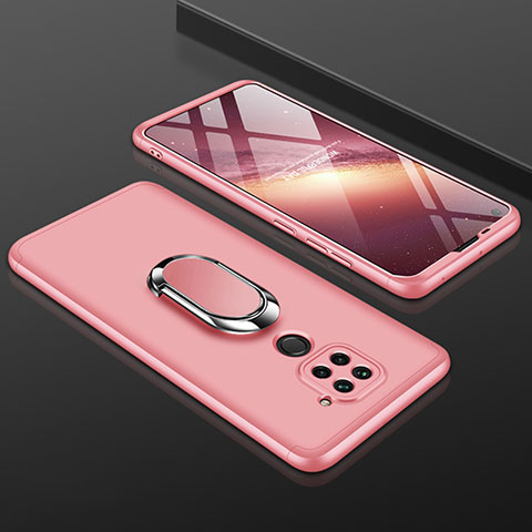 Coque Plastique Mat Protection Integrale 360 Degres Avant et Arriere Etui Housse P01 pour Xiaomi Redmi Note 9 Or Rose