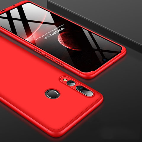 Coque Plastique Mat Protection Integrale 360 Degres Avant et Arriere Etui Housse pour Huawei Honor 20E Rouge