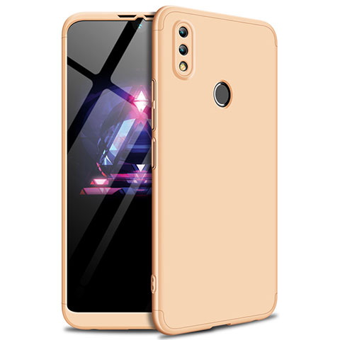 Coque Plastique Mat Protection Integrale 360 Degres Avant et Arriere Etui Housse pour Huawei Honor 8X Max Or