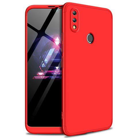 Coque Plastique Mat Protection Integrale 360 Degres Avant et Arriere Etui Housse pour Huawei Honor 8X Max Rouge