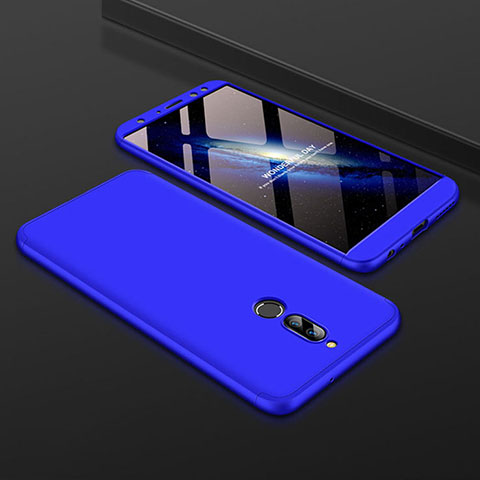 Coque Plastique Mat Protection Integrale 360 Degres Avant et Arriere Etui Housse pour Huawei Nova 2i Bleu