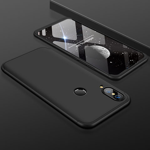 Coque Plastique Mat Protection Integrale 360 Degres Avant et Arriere Etui Housse pour Huawei Nova 3e Noir