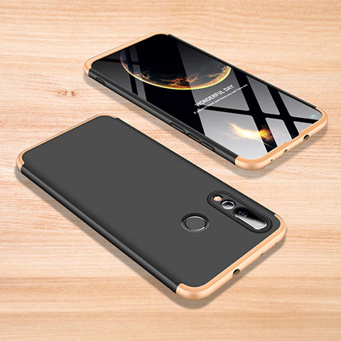 Coque Plastique Mat Protection Integrale 360 Degres Avant et Arriere Etui Housse pour Huawei Nova 4 Or et Noir