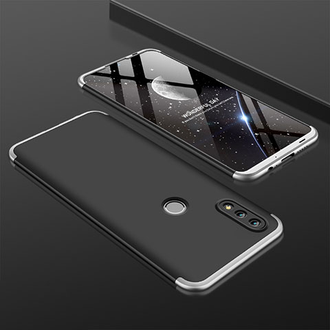 Coque Plastique Mat Protection Integrale 360 Degres Avant et Arriere Etui Housse pour Huawei Nova Lite 3 Argent