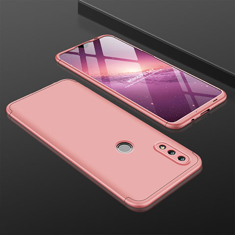 Coque Plastique Mat Protection Integrale 360 Degres Avant et Arriere Etui Housse pour Huawei Nova Lite 3 Or Rose