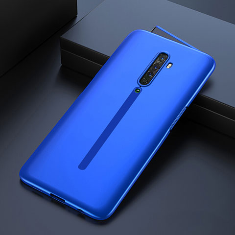 Coque Plastique Mat Protection Integrale 360 Degres Avant et Arriere Etui Housse pour Oppo Reno2 Bleu