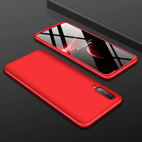 Coque Plastique Mat Protection Integrale 360 Degres Avant et Arriere Etui Housse pour Samsung Galaxy A70 Rouge