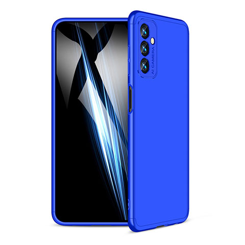 Coque Plastique Mat Protection Integrale 360 Degres Avant et Arriere Etui Housse pour Samsung Galaxy F13 4G Bleu