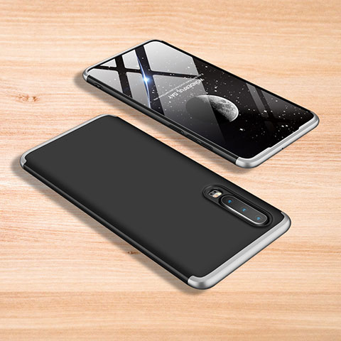 Coque Plastique Mat Protection Integrale 360 Degres Avant et Arriere Etui Housse pour Xiaomi Mi 9 Argent