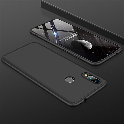 Coque Plastique Mat Protection Integrale 360 Degres Avant et Arriere Etui Housse pour Xiaomi Redmi 7 Noir