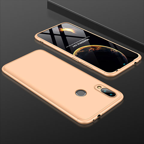 Coque Plastique Mat Protection Integrale 360 Degres Avant et Arriere Etui Housse pour Xiaomi Redmi 7 Or