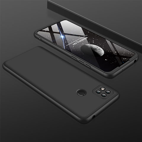 Coque Plastique Mat Protection Integrale 360 Degres Avant et Arriere Etui Housse pour Xiaomi Redmi 9 India Noir