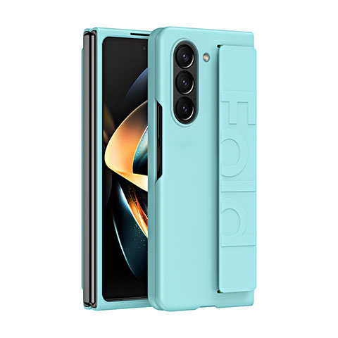 Coque Plastique Mat Protection Integrale 360 Degres Avant et Arriere Etui Housse QH3 pour Samsung Galaxy Z Fold5 5G Vert