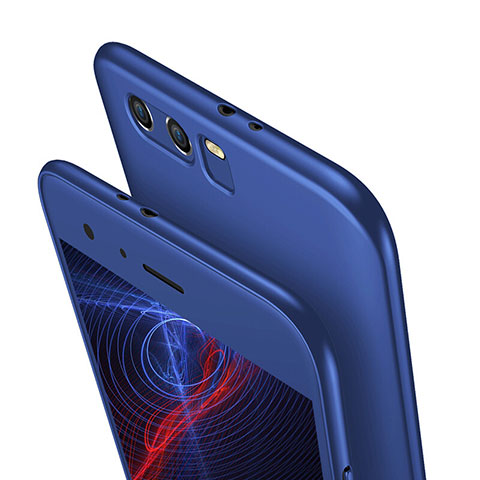 Coque Plastique Mat Protection Integrale 360 Degres Avant et Arriere pour Huawei Honor 9 Premium Bleu