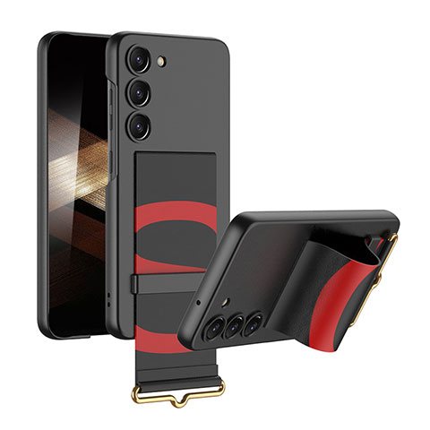 Coque Plastique Rigide Etui Housse Mat AC1 pour Samsung Galaxy S24 5G Rouge et Noir