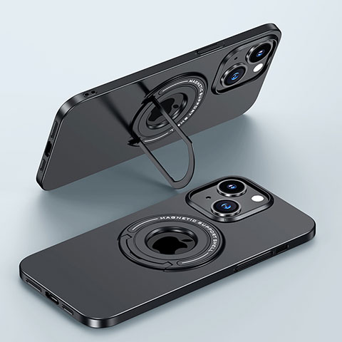 Coque Plastique Rigide Etui Housse Mat avec Mag-Safe Magnetic Magnetique JB1 pour Apple iPhone 15 Noir