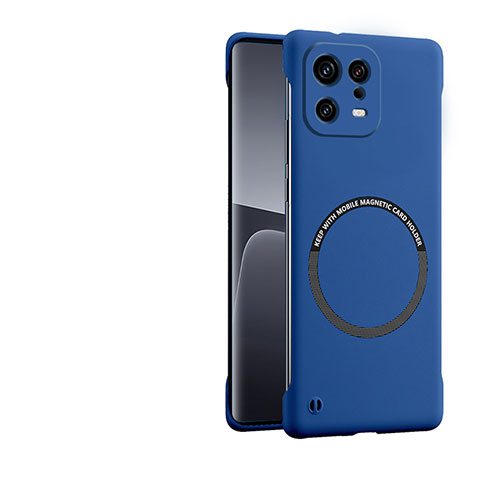 Coque Plastique Rigide Etui Housse Mat avec Mag-Safe Magnetic Magnetique P01 pour Xiaomi Mi 13 5G Bleu