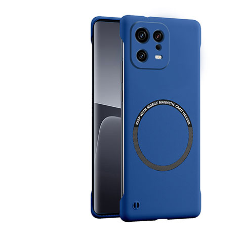 Coque Plastique Rigide Etui Housse Mat avec Mag-Safe Magnetic Magnetique pour Xiaomi Mi 13 Pro 5G Bleu