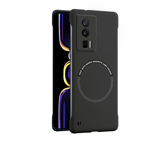 Coque Plastique Rigide Etui Housse Mat avec Mag-Safe Magnetic Magnetique pour Xiaomi Poco F5 Pro 5G Noir