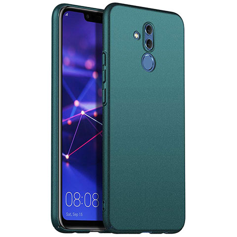 Coque Plastique Rigide Etui Housse Mat G01 pour Huawei Mate 20 Lite Vert