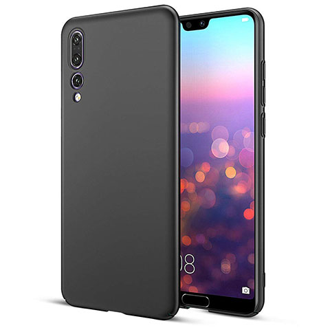 Coque Plastique Rigide Etui Housse Mat G01 pour Huawei P20 Pro Noir