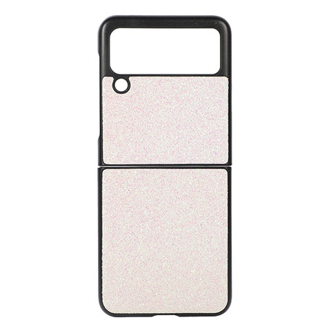 Coque Plastique Rigide Etui Housse Mat H07 pour Samsung Galaxy Z Flip3 5G Blanc