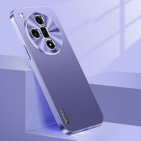 Coque Plastique Rigide Etui Housse Mat JL1 pour Oppo Find X7 5G Violet