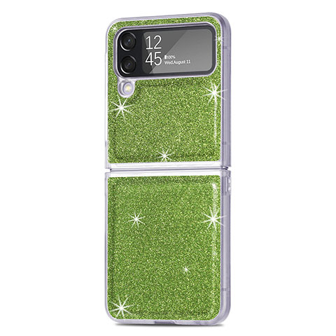 Coque Plastique Rigide Etui Housse Mat L02 pour Samsung Galaxy Z Flip4 5G Vert