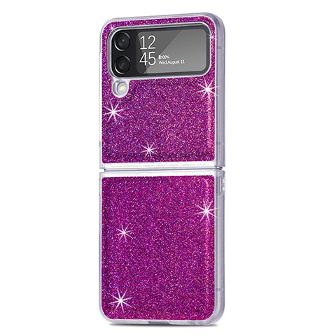 Coque Plastique Rigide Etui Housse Mat L02 pour Samsung Galaxy Z Flip4 5G Violet