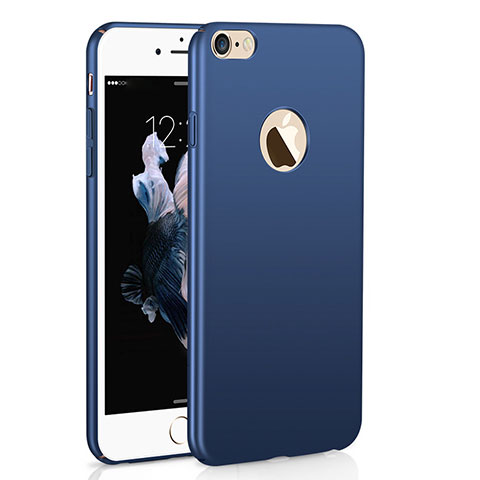 Coque Plastique Rigide Etui Housse Mat M01 pour Apple iPhone 6 Plus Bleu