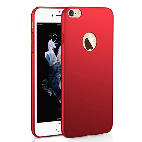 Coque Plastique Rigide Etui Housse Mat M01 pour Apple iPhone 6S Plus Rouge