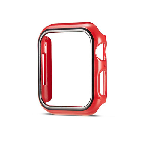 Coque Plastique Rigide Etui Housse Mat M01 pour Apple iWatch 5 44mm Rouge