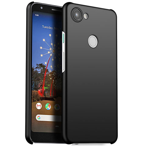 Coque Plastique Rigide Etui Housse Mat M01 pour Google Pixel 3a XL Noir