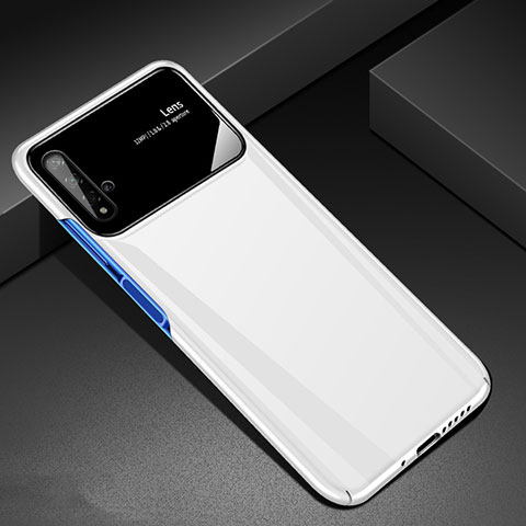 Coque Plastique Rigide Etui Housse Mat M01 pour Huawei Honor 20S Blanc