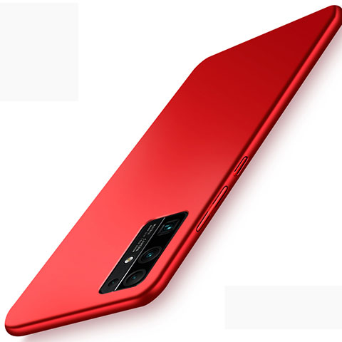 Coque Plastique Rigide Etui Housse Mat M01 pour Huawei Honor 30 Rouge