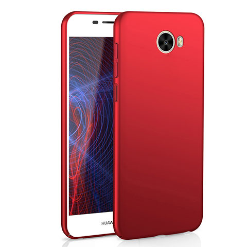 Coque Plastique Rigide Etui Housse Mat M01 pour Huawei Honor Play 5 Rouge