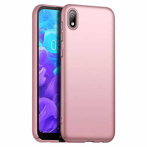 Coque Plastique Rigide Etui Housse Mat M01 pour Huawei Honor Play 8 Or Rose