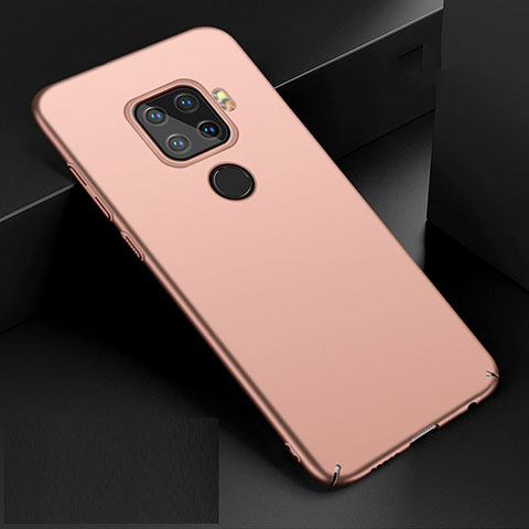 Coque Plastique Rigide Etui Housse Mat M01 pour Huawei Mate 30 Lite Or Rose