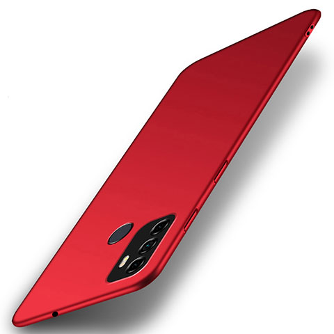 Coque Plastique Rigide Etui Housse Mat M01 pour Oppo A11s Rouge