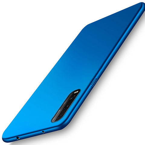 Coque Plastique Rigide Etui Housse Mat M01 pour Oppo Find X2 Bleu