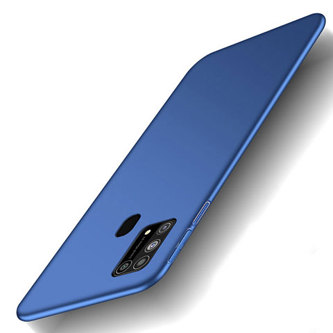 Coque Plastique Rigide Etui Housse Mat M01 pour Samsung Galaxy M31 Prime Edition Bleu