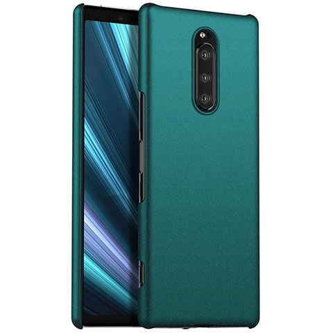 Coque Plastique Rigide Etui Housse Mat M01 pour Sony Xperia 1 Vert